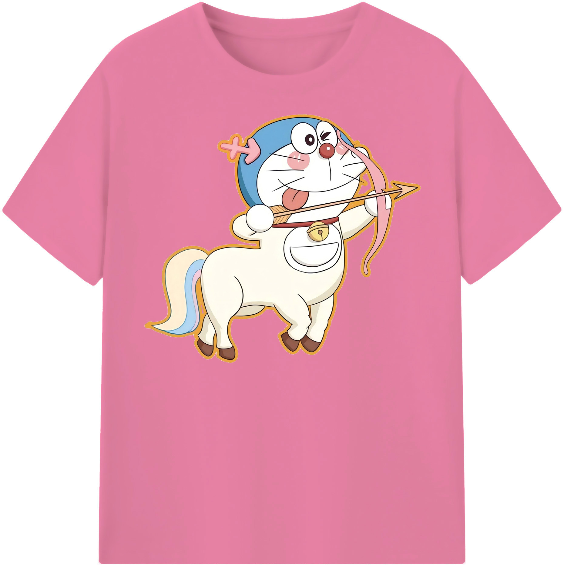 （画像用） ドラえもん Doraemon 綿100％半袖Tシャツ（フロントプリント）
